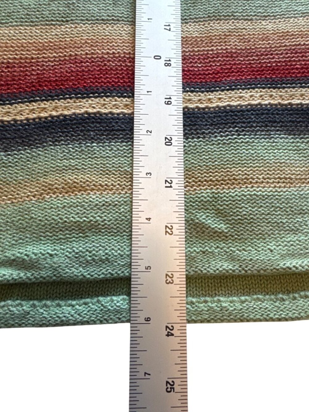 Lauren Ralph Lauren Aztec Sweater Size M Boho Southwestern Linen Cotton READ - Picture 8 of 11